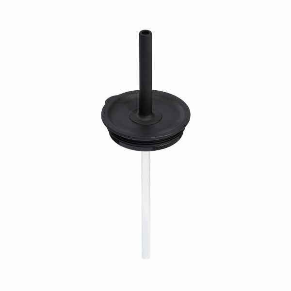 Small Press-In Straw Lid - Black