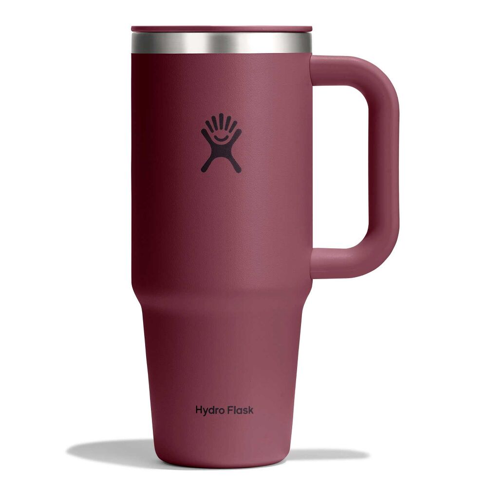 24 oz Travel Tumbler Mug - Burgundy