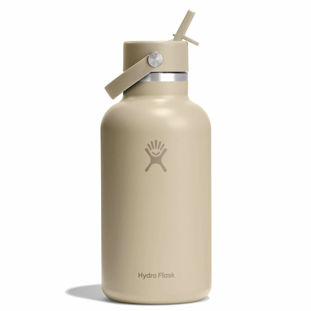 64 oz Wide Mouth with Flex Straw Cap - Tonal Oat